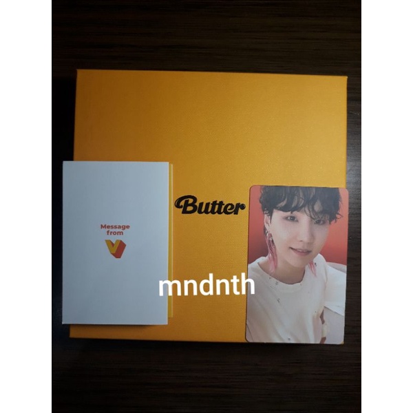 [ READY UNSEALED ] BTS BUTTER ALBUM UNSEALED PC SUGA CREAM VER (BOOKED)