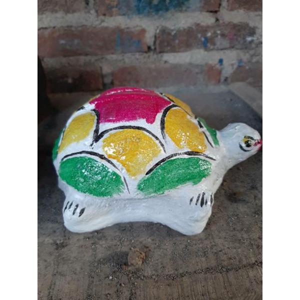 Celengan Karakter Tanah Liat bentuk Kura-kura