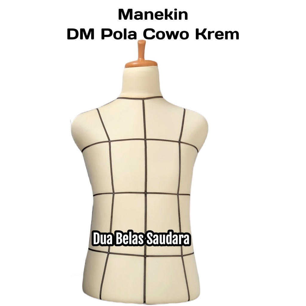 MANEKIN POLA COWOK KREM PATUNG BAJU