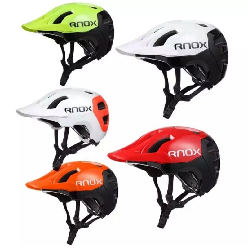 Helm sepeda rnox gunung enduro mtb am