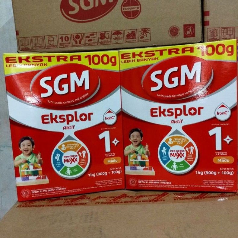 

SGM EKSPLOR PRO-GRESSMAXX 1-3 tahun rasa vanila/madu 900gr