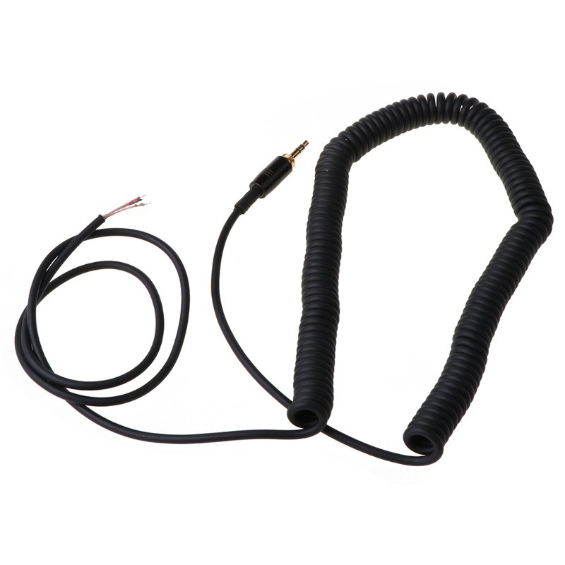 btsg Spring Coiled Repair DJ Cord Cable Replacement for ATH-M50 ATH-M50s SONY MDR-7506 7509 V6 V600 V700 V900 7506 Headphones