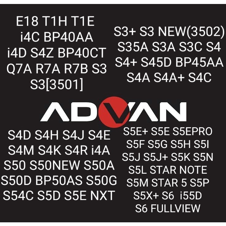 Double Power Baterai Advan S6 Full View 4000mAh