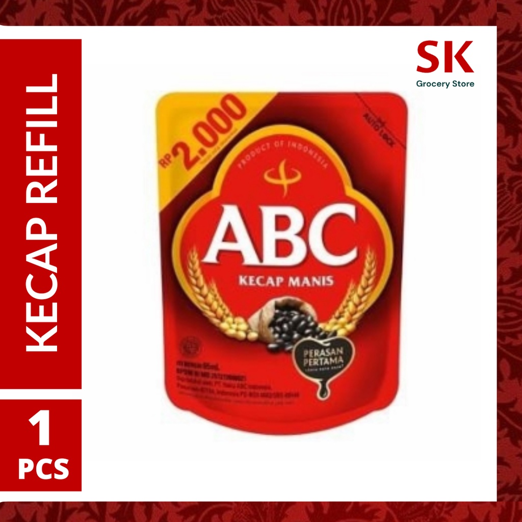 

[Harga Grosir] ABC Kecap Manis Pouch 60ml Kemasan Ekonomis 2000