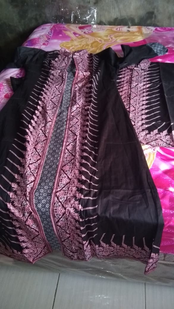 Maura Couple - Sania Ruffle Batik Couple Ori Ndoro Jowi Garansi Termurah