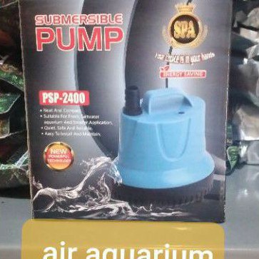 MESIN POMPA KOLAM IKAN CELUP SPA PSP 2400 40 W NAIK 2.5 METER AIR AQUARIUM