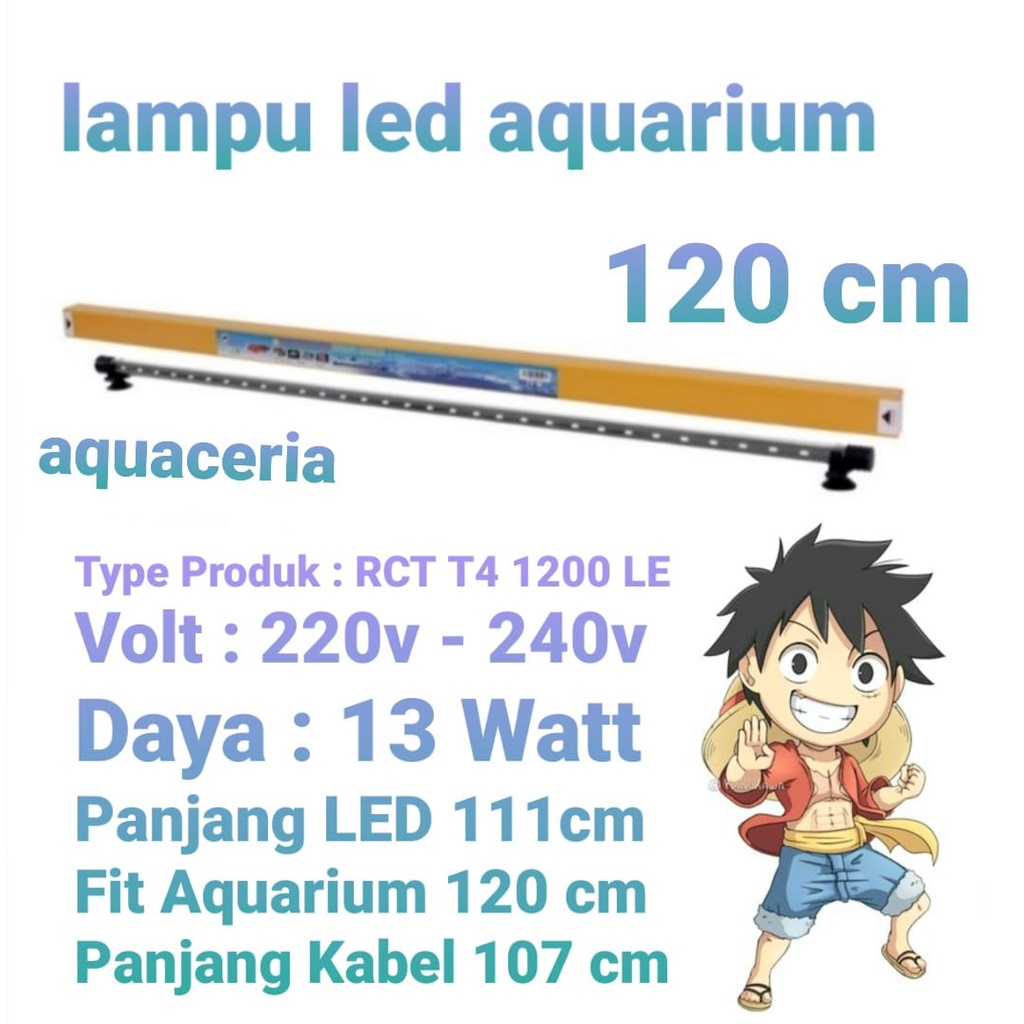 lampu led aquarium panjang 120 cm RECENT &amp; AQUAMAN