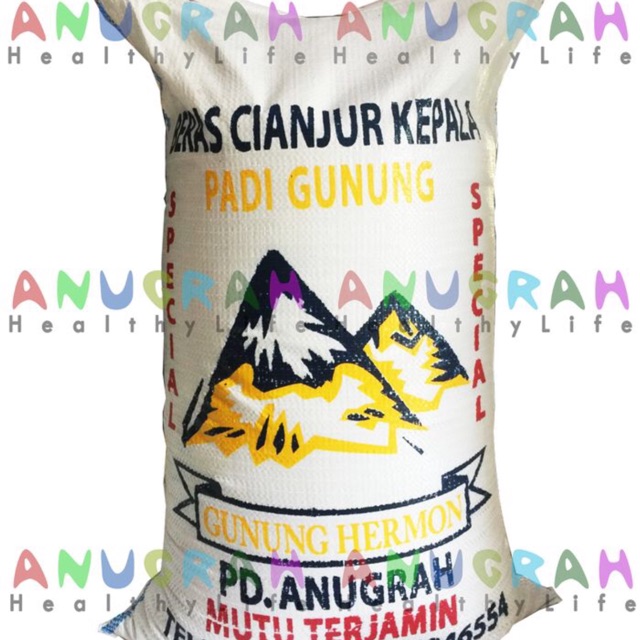 

BERAS CIANJUR KEPALA GUNUNG HERMON 25 KG / BERAS BAGUS PULEN UNTUK NASI UDUK, NASI GORENG