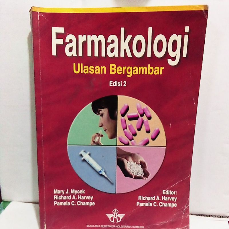 buku farmakologi ulasan bergambar original