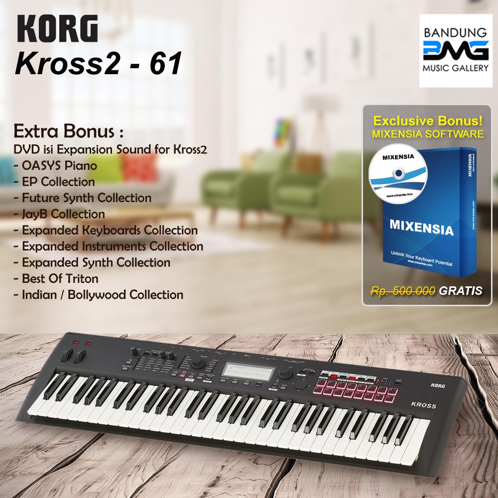 KORG Kross 2 61 Synthesizer Keyboard / Kross2 61 / Kross2