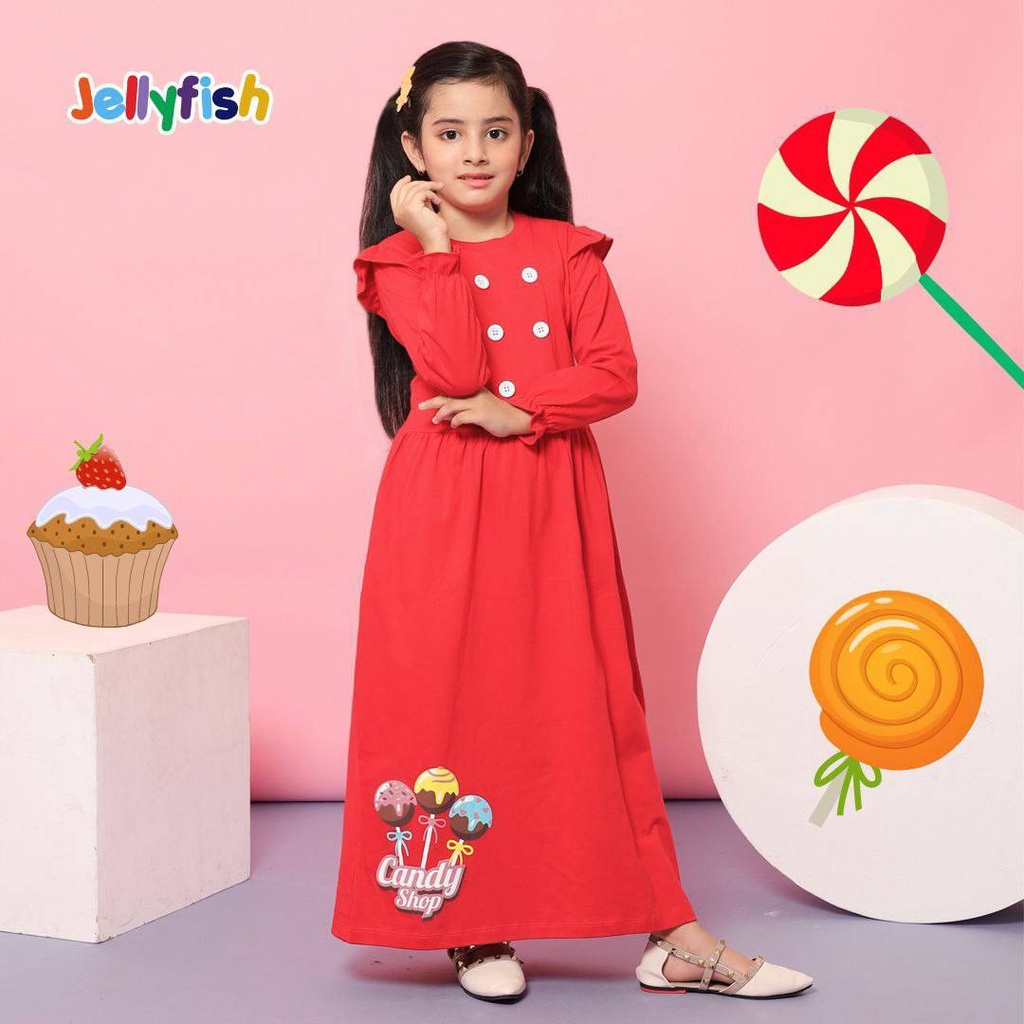 Gamis Long Dress Sweet series Jellyfish