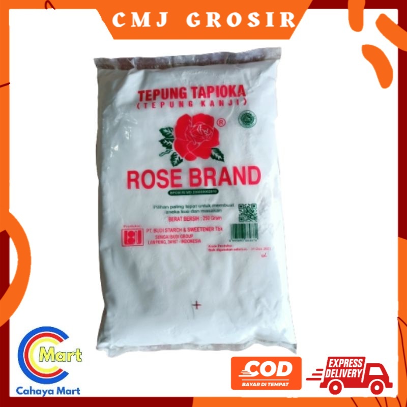 

GROSIR ROSE BRAND TEPUNG TAPIOKA KANJI 500 GR | ROSE BRAND TEPUNG BERAS 200 GR | ROSE BRAND TEPUNG KETAN PUTIH 500 GR - SEMBAKO MURAH