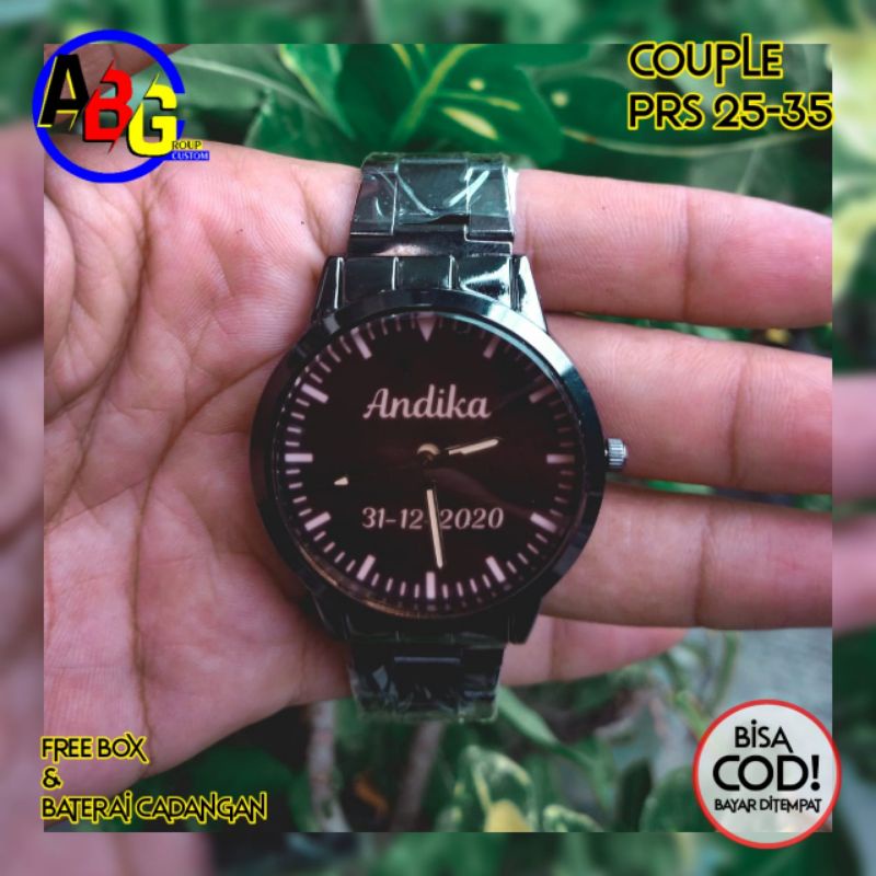 Jam Tangan Couple Custom Bisa Request Desain