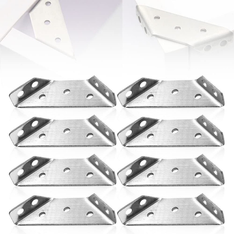 Bracket Sudut Universal Bahan Stainless Steel Untuk Furniture Kamar Tidur