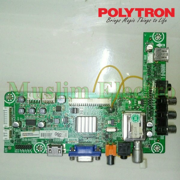 Mainboard LED TV Polytron PLD 40T555