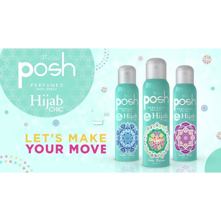 POSH PERFUMED BODY SPRAY // HIJAB CHIC 150ml