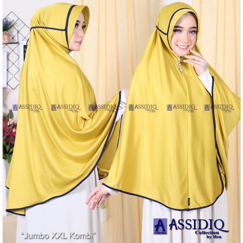 HIJAB JUMBO/JILBAB ORIGINAL ASSIDIQ / HIJAB JUMBO MURAH / HIJAB XXL KOMBINASI