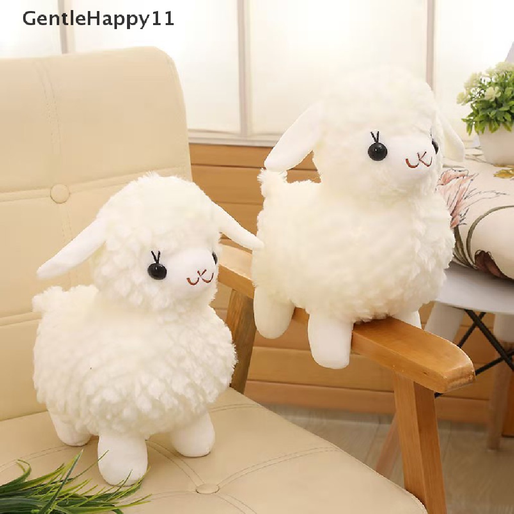 Gentlehappy Mainan Boneka Stuffed Plush Domba 22cm Dengan Gantungan Kunci