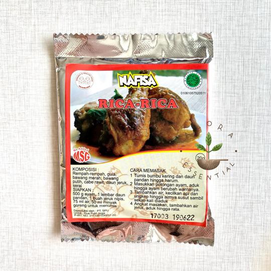 Nafisa Bumbu Instan Rica-Rica 20gr - Bumbu Rica Rica Nafisa