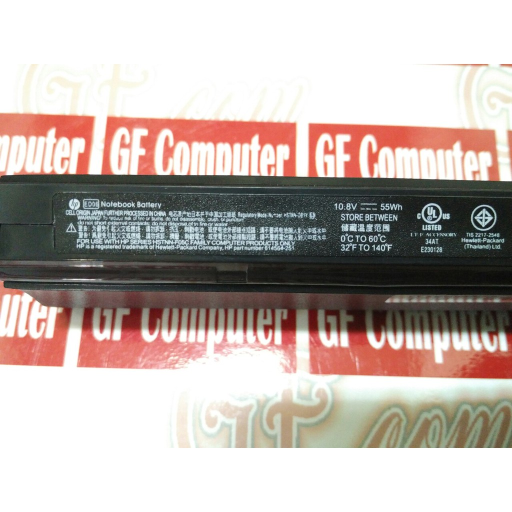 Original Baterai Laptop HP Mini 110-3500 110-3550 110-3550TU 110-3600 110-3700 210-2000 210-2100