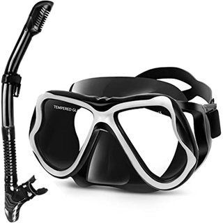 Set Kacamata goggles scuba diving / Snorkeling / Renang anti Kabut Untuk Dewasa