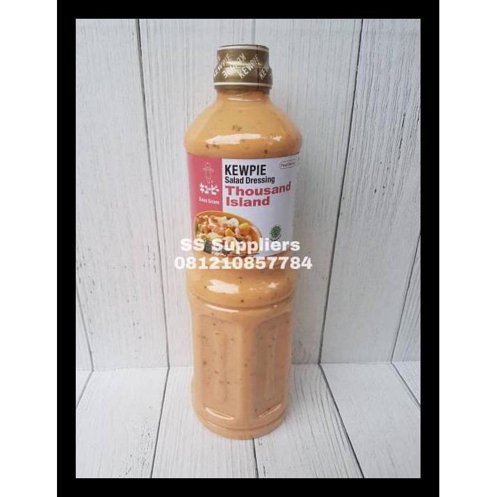 

Kewpie Salad Dressing Thousand Island 1Liter , Premium Taste , Bumbu New