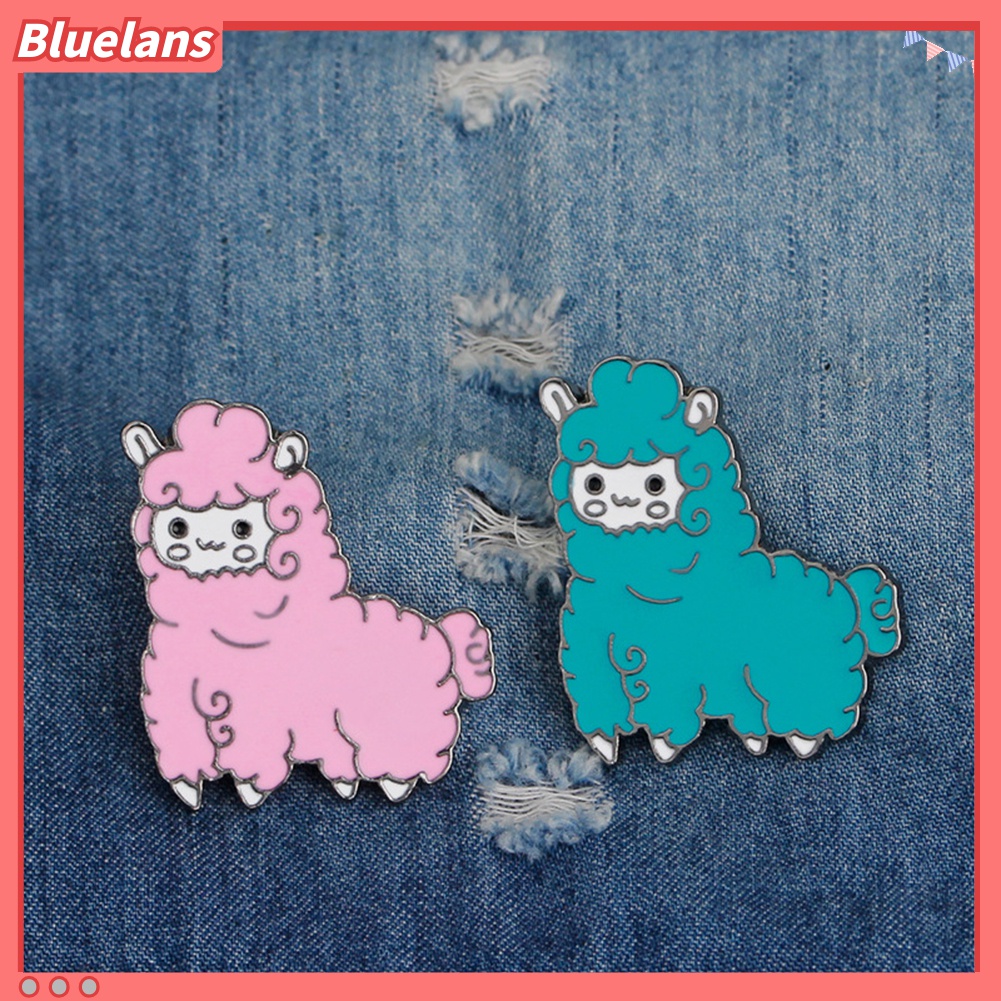 Bros Pin Bentuk Kartun Domba Alpaca Bahan Alloy Untuk Wanita