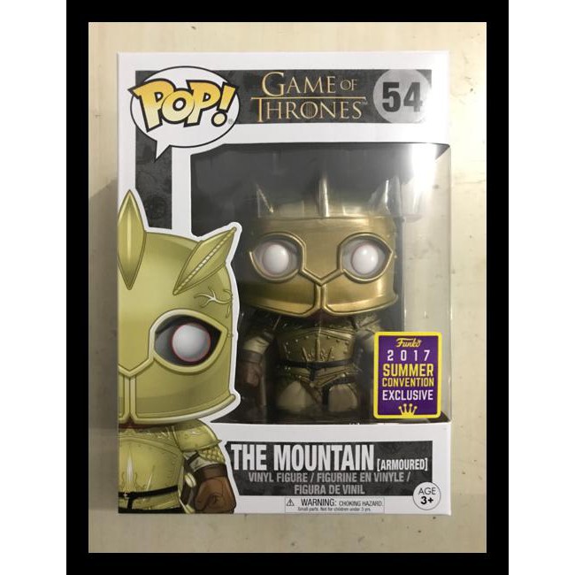 ( BAYAR DI TEMPAT BISA ) FUNKO POP GAME OF THRONES - THE MOUNTAIN (ARMOURED) SDCC 2017 KODE015