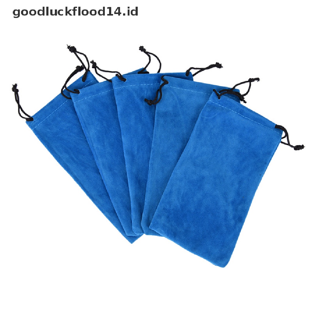 [OOID] 10PCS Soft Glasses Case Storage Pouch Bag Sunglasses Eyeglasses Cloth Pouch Bag  ID