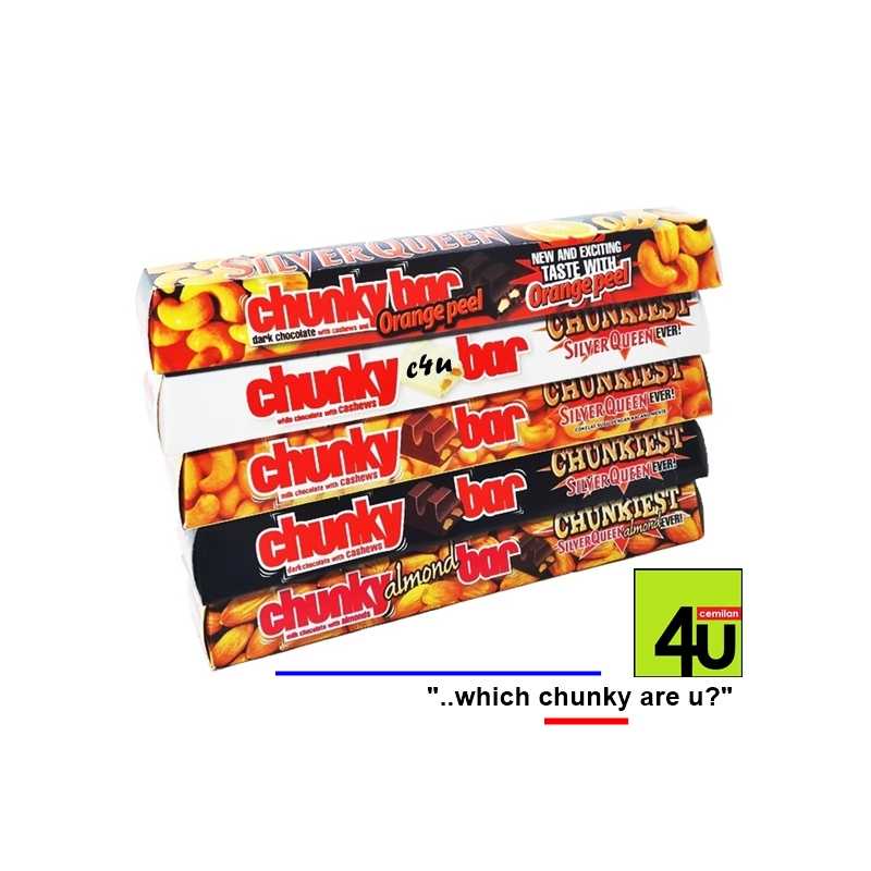 

MURAH BERKUALITAS !!! Silver Queen - Chunky Chocolate Bar - 100g