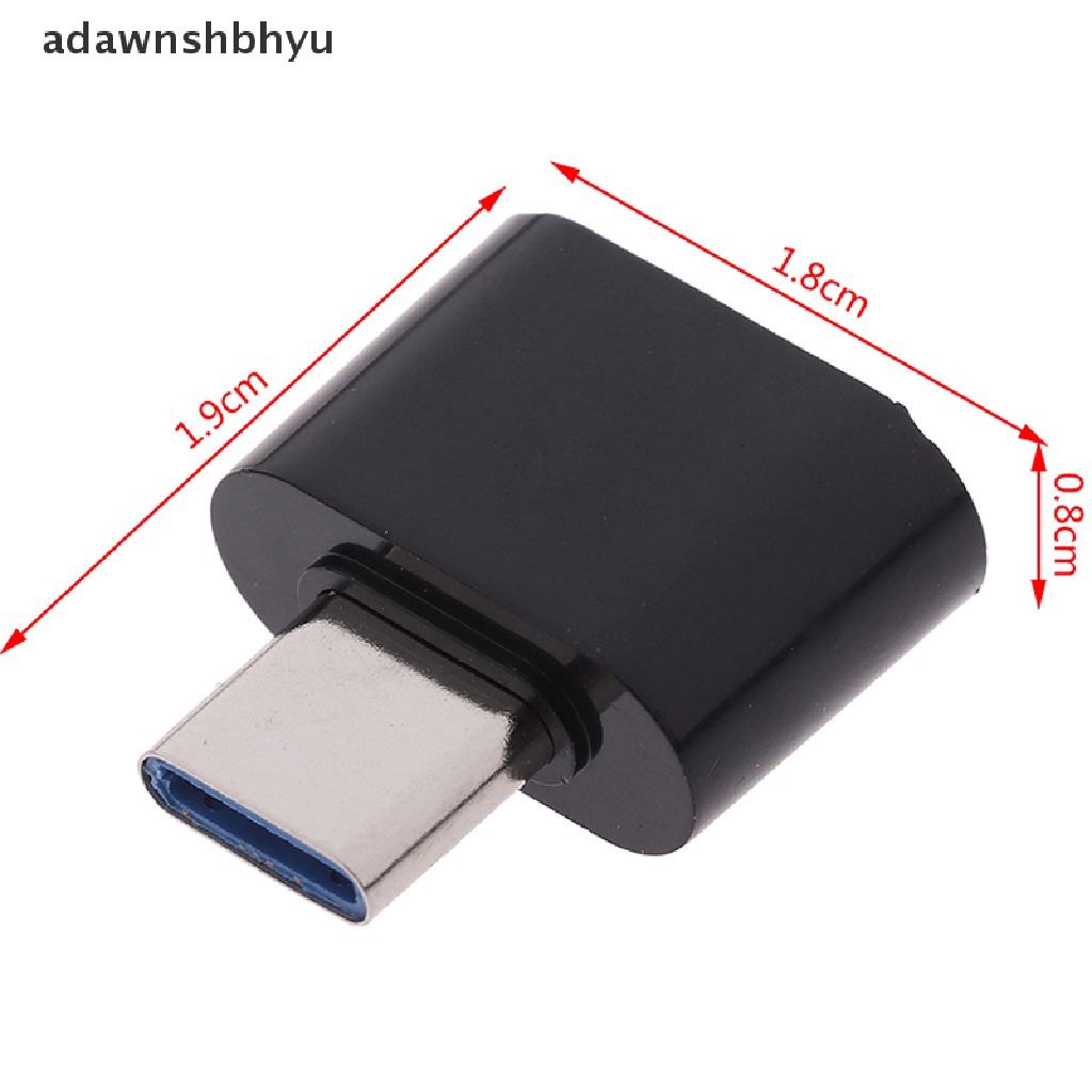 Adaptor OTG adawnshbhyu Type-c Handphone U disk tablet mini card reader