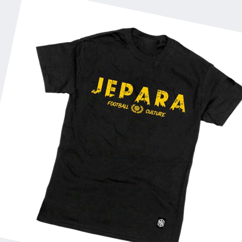 kaos tshirt casual persijap jepara football culture kuning