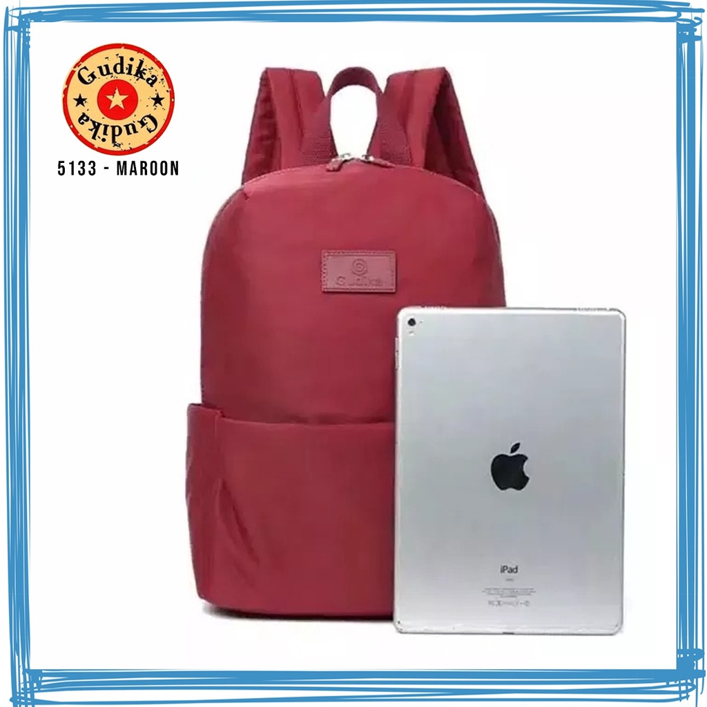 SALE Gudika Bag 5133 - Tas Ransel Backpack Sekolah Anti Air Kekinian Terlaris - Tas Wanita Import Terbaru