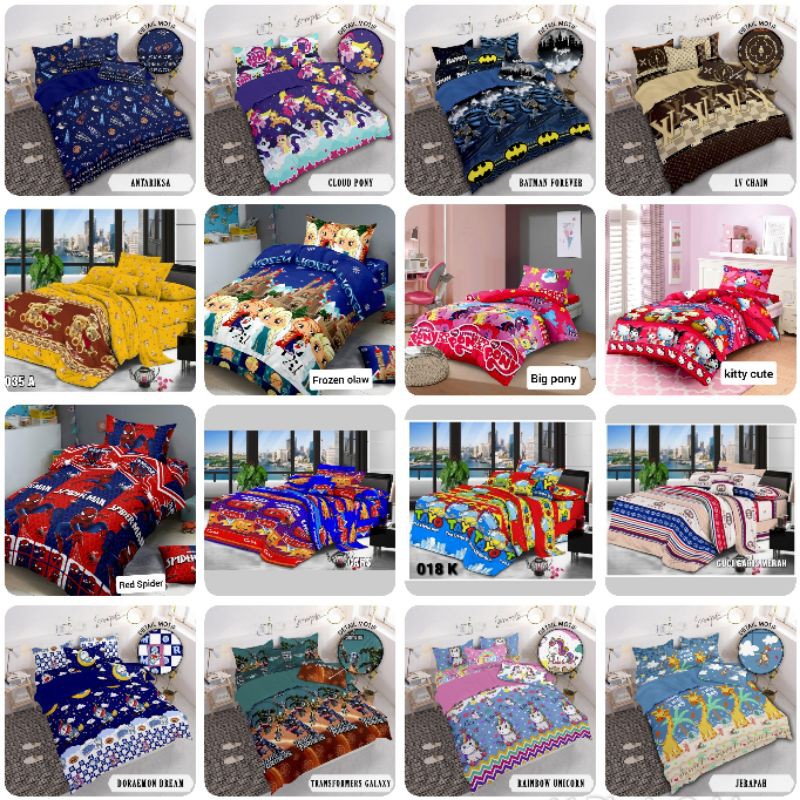 Sprei karakter 120x200 kasur no 3