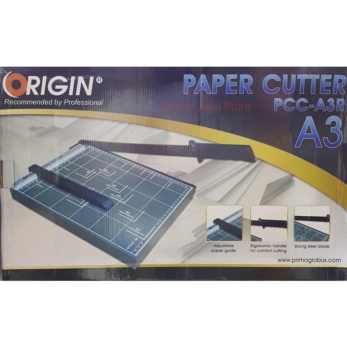

Gilaa!!! Alat Pemotong Kertas Paper Cutter Origin A3 (Pcc-A3R) Bergaransi