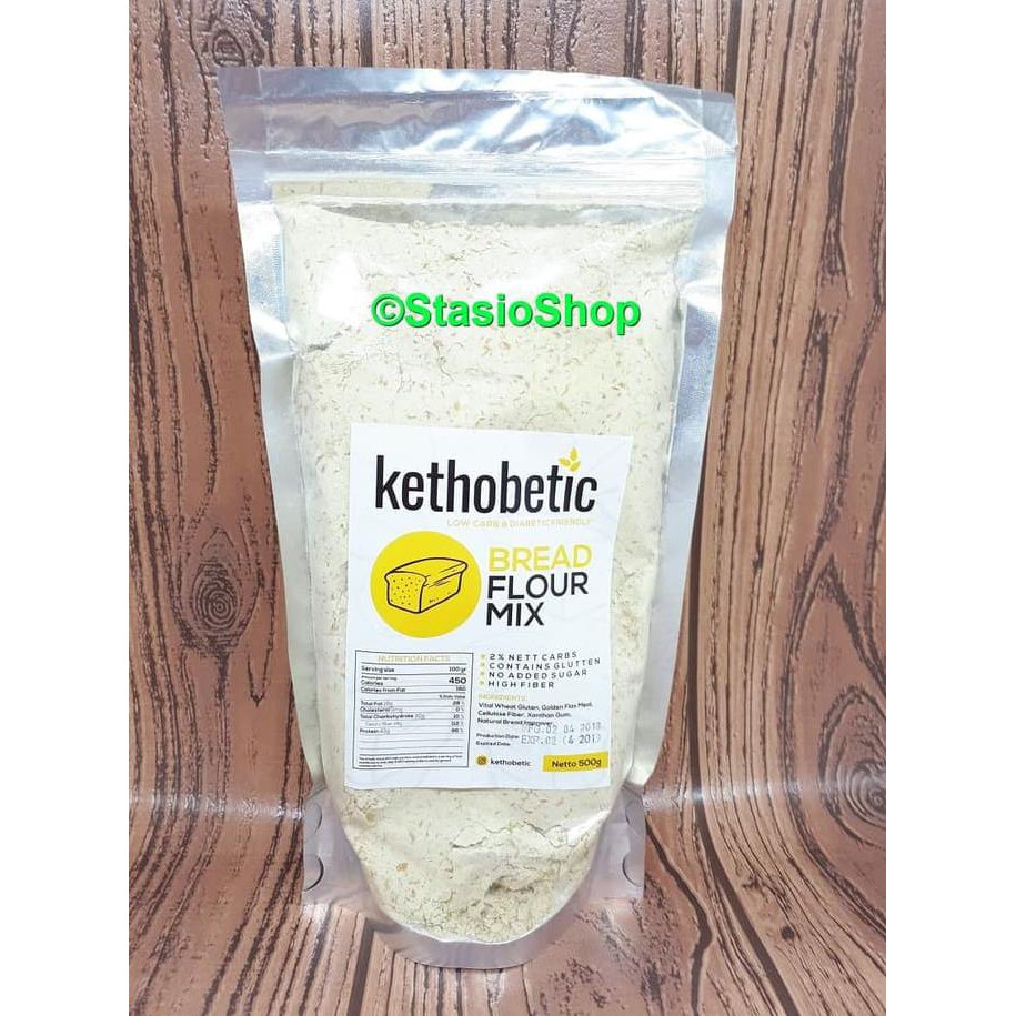 

Sale!! Ketobetic Bread Flour Mix / Tepung Keto Untuk Roti Low Carb 500Gr Terbaru