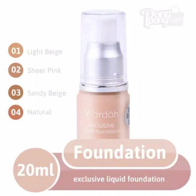 Foundation Wardah Shade Natural