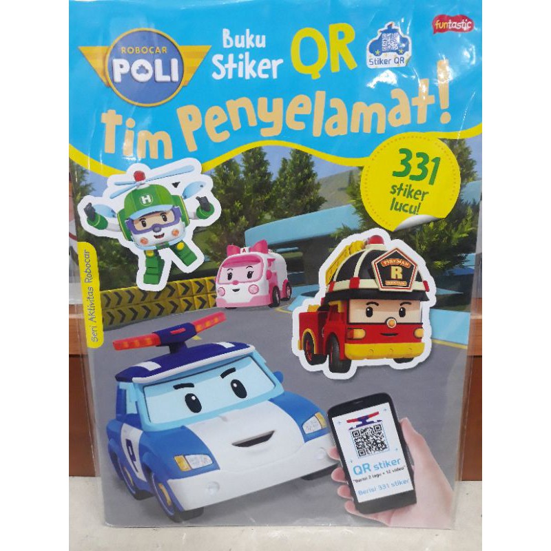 

Buku Stiker Robocar Poli : Buku Stiker Tim Penyelamat Robocar Poli!