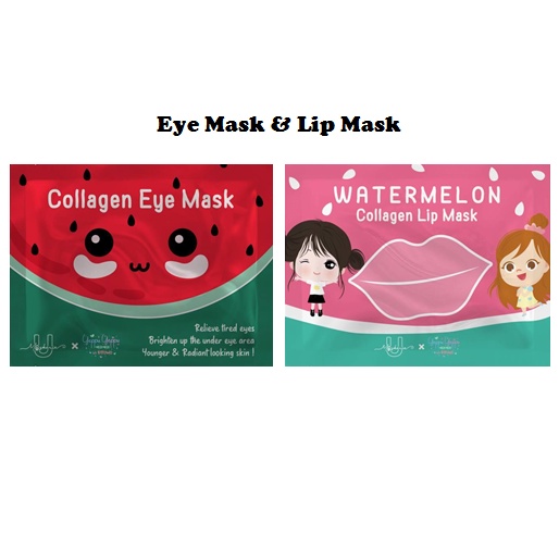 Yeppu Yeppu Collagen Eye Mask & Watermelon Collagen Lip Mask