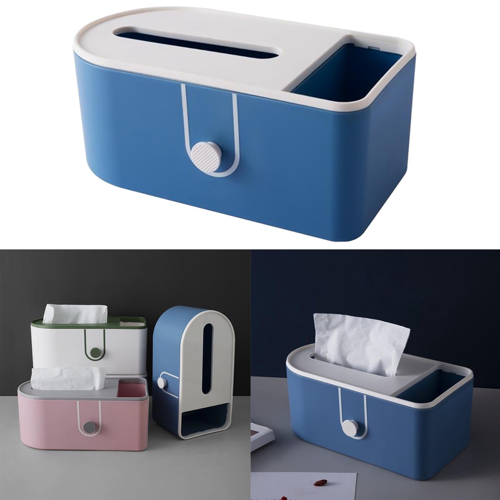 Kotak Tisu Minimalis Tissue Box dengan Remote Holder