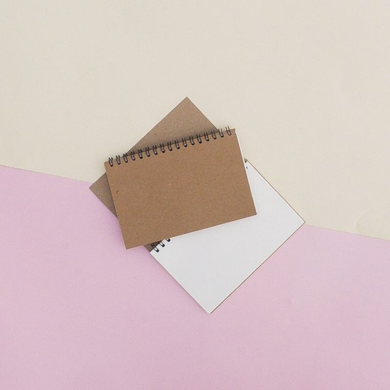 BUKU SKETSA A6 / SKETCHBOOK A6 / SKETCHBOOK BROWN / SKETCH BOOK PAPER.-Coklat / bookpaper