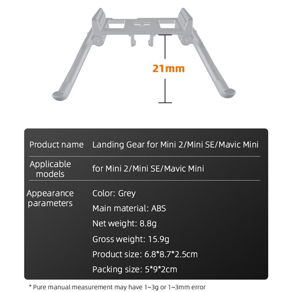 Preva Landing Gear Height Extender Kit Pelindung Dipanjangkan Kaki Tinggi