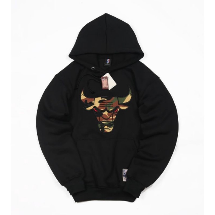 JAKET SWEATER HOODIE M&amp;N CHICAGO BULLS EMBROIDERY GOOD QUALITY