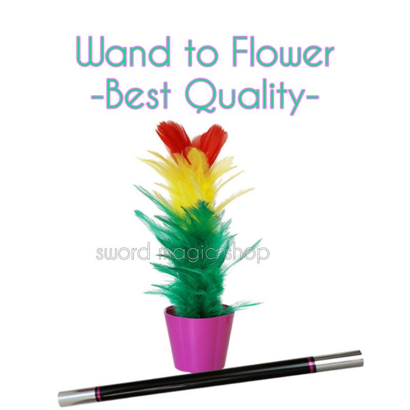Alat Sulap Wand to Flower Best - Sulap Tongkat Bunga - Flower Magic - Sulap Bunga - Sword Magic