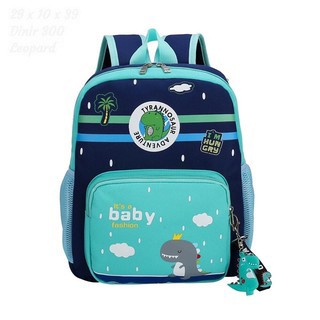 ransel anak tas sekolah anak dinosaurus tyrannosaurus it’s baby fashion tas SD PAUD TK dinosaurus