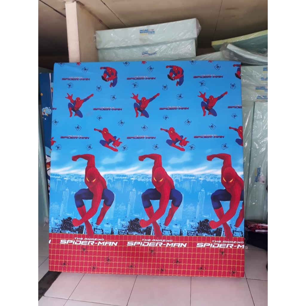 Kasur busa Motif spiderman 200x160x20