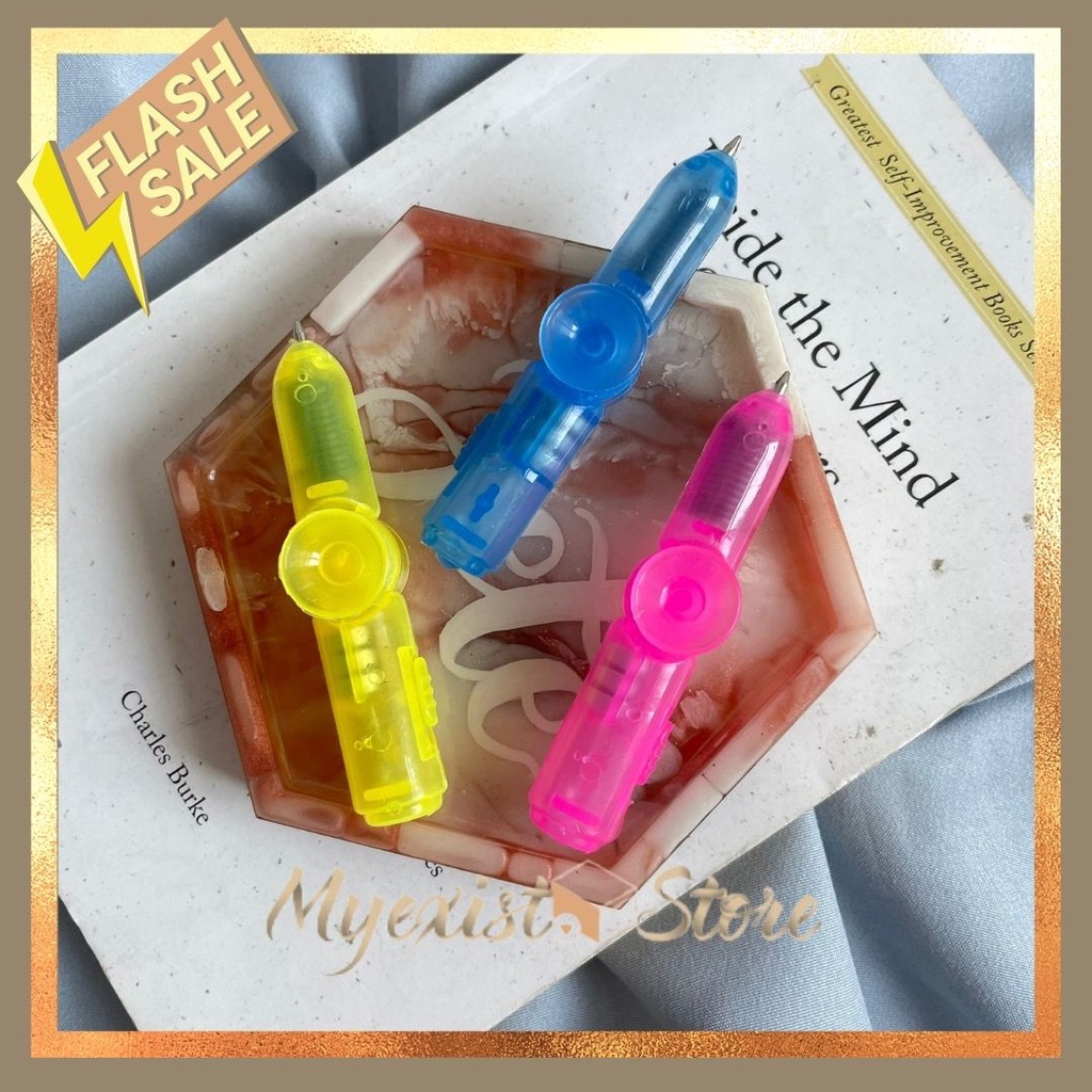 

Alat Tulis pulpen LED spinner IVN697