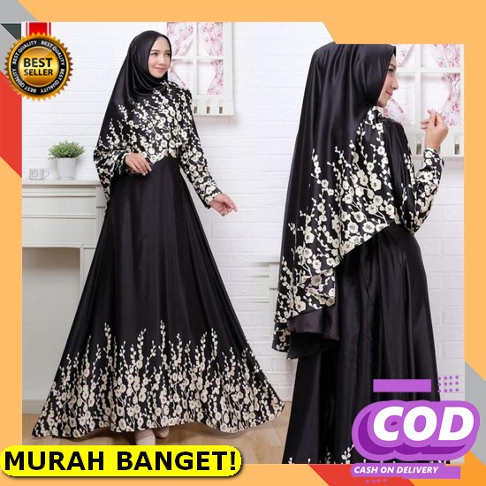 Gamis Pesta Pernikahan Kondangan Brokat Wanita Remaja Elegan Modern Kekinian 2021 2022 Gaun Maxy Ale