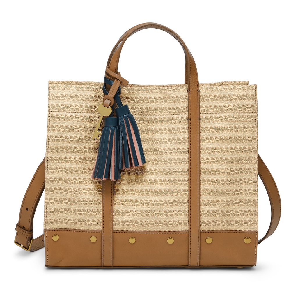 TAS FOSSIL CARMEN SHOPPER NATURAL ZB1489101