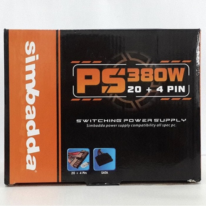 Power Supply Simbadda 380W / 380 Watt BOX